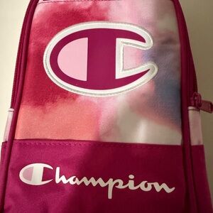 Champion Pink and White Women's Insulated travel or lunch bag New with Tags